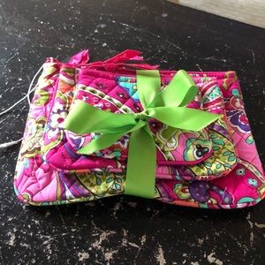 Vera Bradley cosmetic bags